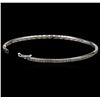 Image 3 : 0.75 ctw Diamond Bangle - 14KT White Gold
