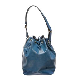 Louis Vuitton Blue Epi Leather Noe GM Drawstring Shoulder Bag