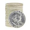 Image 1 : Tube of 20 1963 Franklin US Half Dollars
