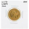 Image 1 : 1894 $5 Liberty Head Half Eagle Gold Coin