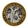 Image 1 : .999 Silver Edgewater Hotel & Casino Laughlin, NV $10 Limited Edition Gaming Tok