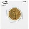 Image 1 : 1899 $5 Liberty Head Half Eagle Gold Coin