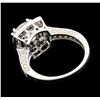 Image 3 : 3.70 ctw Diamond Ring - 14KT White Gold
