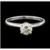 Image 2 : 0.75 ctw Diamond Ring - 14KT White Gold