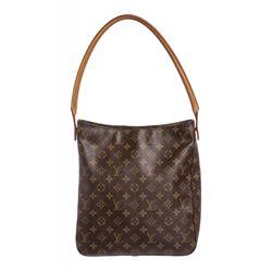 Louis Vuitton Monogram Canvas Leather Looping GM Shoulder Bag