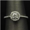 Image 2 : 0.61 ctw Diamond Ring - 14KT White Gold