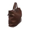 Image 4 : Prada Brown Pebbled Leather Tote Satchel Bag