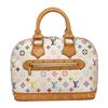 Image 1 : Louis Vuitton Monogram Canvas Leather Multicolor Alma PM Handbag
