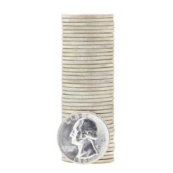 Tube of 40 1961 Washington Quarter Dollars