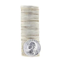 Tube of 40 1946S Washington Quarter Dollars