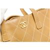 Image 5 : Chanel Beige Quilted Leather Surpique Stitch Large Tote Bag