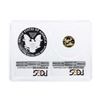 Image 2 : 2016-W American Silver & Gold Eagle 30th Anniversary Proof Bimetallic Set PCGS P