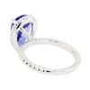 Image 3 : 2.77 ctw Tanzanite Ring - 14KT White Gold