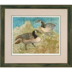 Geese by the Lake