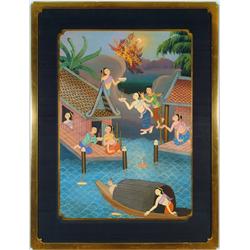 Oriental Scene with Figures II