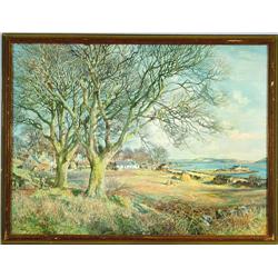 Scottish Coastal Scene with Hunter