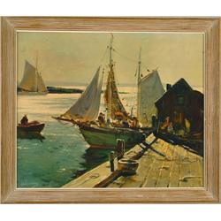 Rockport Harbor Scene