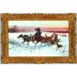 Troika Scenes (set of 2)