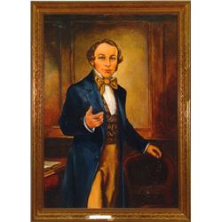 Portrait of the President of Franklin, PA Bank