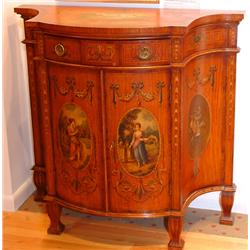 Shaped Demi Lune Cabinets