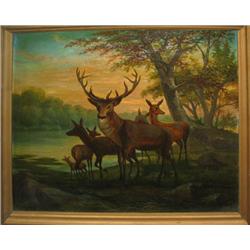 Stags in the Woods