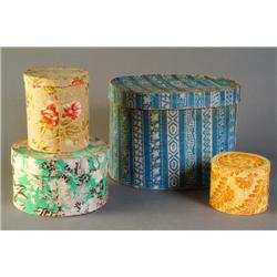 5 Hat Boxes