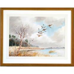 Mallards in Flight