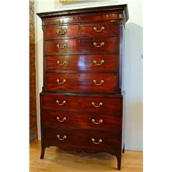 Chippendale Chest on Chest