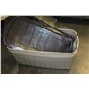 Image 2 : TWO LARGE RUBBERMAID TOTES