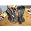 Image 1 : TWO PAIR OF CAMO BOOTS SIZE US 11W AND SIZE 9