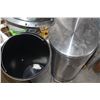Image 2 : TWO METAL TRASH CANS