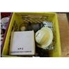 Image 3 : RED CRATE OF COLLECTIBLES AND YELLOW CRATE OF CANDLES