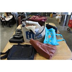 LOT OF NEW LADIES HANDBAGS AND PURSES