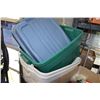 Image 1 : 3 TOTES WITH LIDS