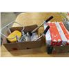 Image 1 : VINTAGE BIKE PASSENGER SEAT AND STRETCH WRAP HANDLE AND NEW OFFICE PAPER