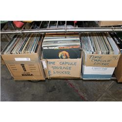 THREE BOXES OF TIME CAPSULE RECORDS