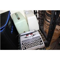 TWO SEWING MACHINES ADN TYPEWRITER