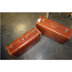 TWO 1940S SUITCASES