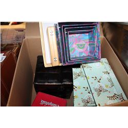 BOX OF DECORATIVE BOXES