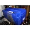 Image 1 : LOT OF BLUE ORGANIZER TRAYS BY AKROMILS