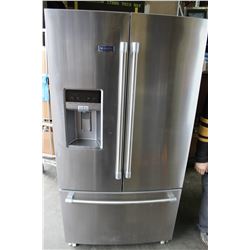 MAYTAG STAINLESS TWO DOOR FRIDGE WITH SLIDE OUT FREEZER DRAWER