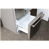 Image 9 : MAYTAG STAINLESS TWO DOOR FRIDGE WITH SLIDE OUT FREEZER DRAWER