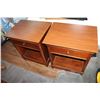 Image 1 : PAIR OF 1 DRAWER THOMASVILLE NIGHTSTANDS
