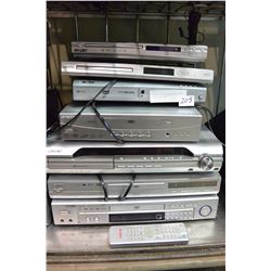 6 VARIOUS DVD PLAYERS AND SONY 5 DISC DVD PAYER