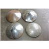 Image 1 : FOUR VINTAGE CHROME HUBCAPS