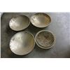 Image 2 : FOUR VINTAGE CHROME HUBCAPS
