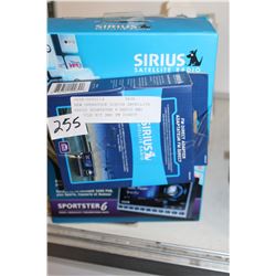 NEW OVERSTOCK SIRIUS SATELLITE RADIO SPORTSTER 6 RADIO AND VEHICLE KIT AND FM DIRECT ADAPTER