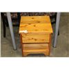 Image 1 : PINE ONE DRAWER NIGHTSTAND