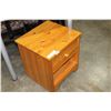 Image 2 : PINE ONE DRAWER NIGHTSTAND