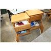 Image 2 : TWO OAK ENDTABLES
